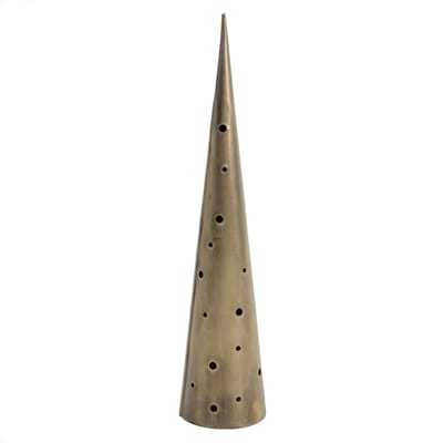 HomeBound by KY | Cone metaal kerstboom cirkels goud | Cone metaal kerstboom