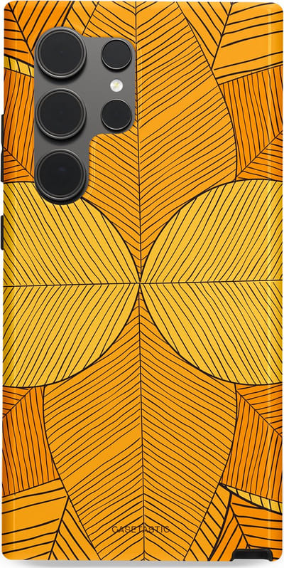 Casetastic Hoesje Geschikt voor Samsung S24 Ultra - Stijlvolle Beschermende Duo-layer Case - Rasterblad