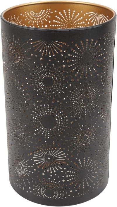 Moderne metalen lampenkap met afneembare cilinder, holle houtsnijwerk voor E27/E26 lampen, decoratieve tafellamp kap voor sfeervolle verlichting