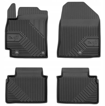 FROGUM No.77 - Automatten Set - HYUNDAI ELANTRA automat - TPE rubber - 3D randbescherming - Duurzaam en geurloos