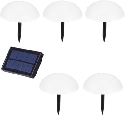 Zonnekoepellamp Tuinverlichting met LED en Solar Energie - Halve Bal Gazonlamp voor Buiten