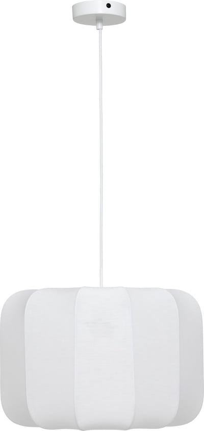 ATMOSPHERA Tobie hanglamp diameter 37 cm wit katoen