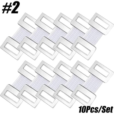 10 stuks Elastische Verbandclips Stretch Metalen Sluitingen Vervangbare Bevestiging Voor Diverse Verbanden Wraps Veilige Houding Duurzaam