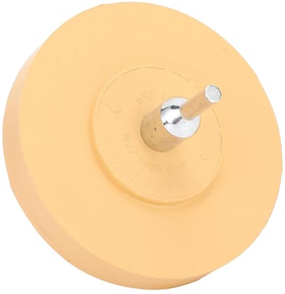 Stickergum Verwijderaar - Wiellijm Gum - Stickers Verwijderen - Veilig op Lak - 4 Inch Diameter - Zwart