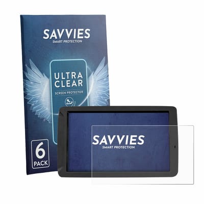 Savvies - Screenprotector voor BMW Motorrad Navigator V 5 - Folie Beschermfolie transparant 6 Stuks