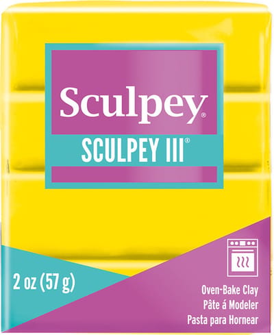 Klei III yellow - 57 gr - Sculpey