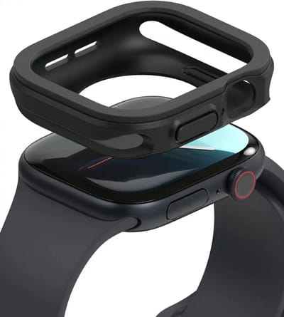 Ringke Air Sports Geschikt voor Apple Watch 11/10 46MM - Hoesje TPU - Zwart