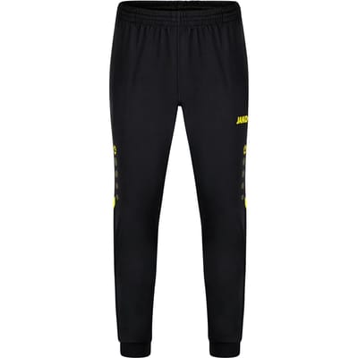 Jako Challenge Polyesterbroek Dames - Zwart / Citroen | Maat: 34