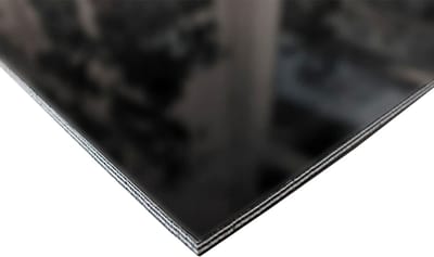 Göldo Pickguard blank 5-ply zwart 23x41 - Pickguard