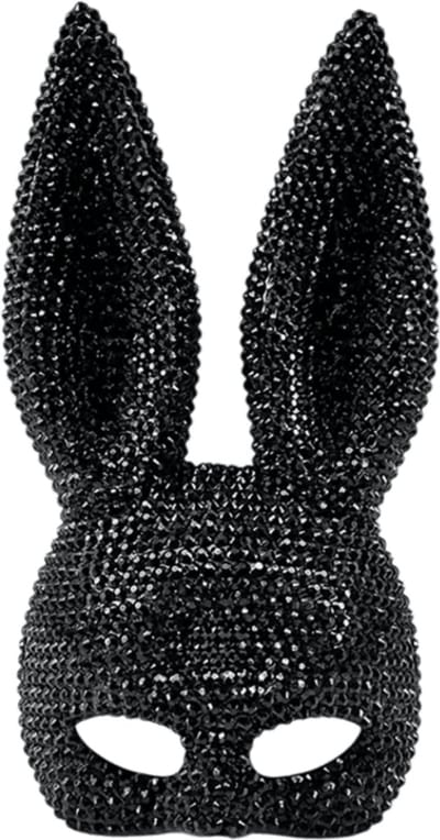 Bunny masker - sexy masker - glinsterende stenen - luxe masker - verleiding