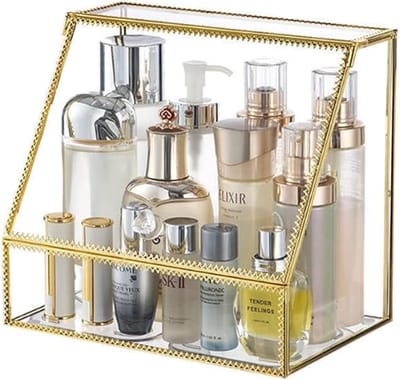 make-uptafel, parfumorganizer - osmetics organizer for storage - cosmetica-organizer voor opslag