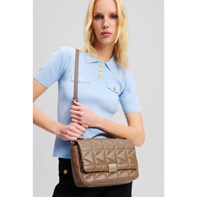 Karl Lagerfeld K/kuilt Top Handle Crossbody Terra Taglia: OS | Borse a mano Outlet | Donna