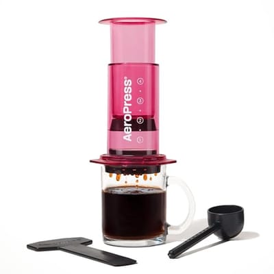 3-in-1 Koffiepers voor Perfecte Koffie – Draagbaar, Compact en Zonder Gruis