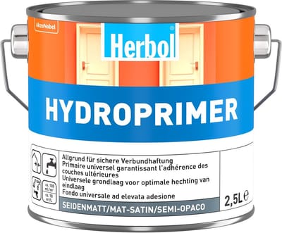 Herbol - Waterverdunbaar - Grondverf - Binnen & buiten - Zijdemat - 2,5 liter