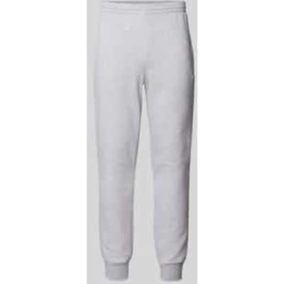 Slim fit sweatpants met logopatch