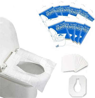 Wegwerp Toilet Brilhoesjes - Toilet Covers - Hygiënisch Reizen - Individueel Verpakt - 100 Stuks - Niet gespecificeerd