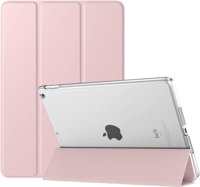Slimme Transparante Hardcase voor iPad 10.2 Inch - Bescherming voor iPad 9, 8 en 7 Generatie met Standfunctie en Duurzaam Ontwerp