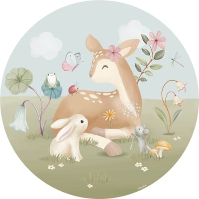 Little Dutch Behangcirkel Kinderkamer - Fairy Garden 100 cm
