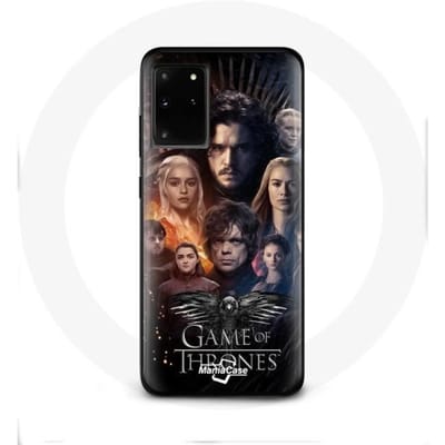 Coque pour Samsung Galaxy S11 Plus Game of Thrones Saison 8 Le Trône de Fer L'affiche de L'équipage