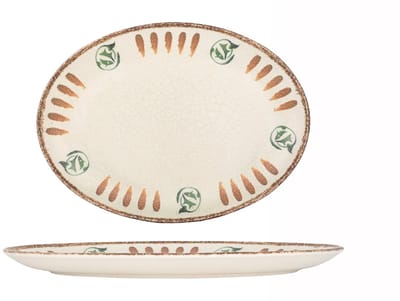 Kütahya Porselen Serveerschaal - Storia - Porselein - 33x19 cm - set van 2
