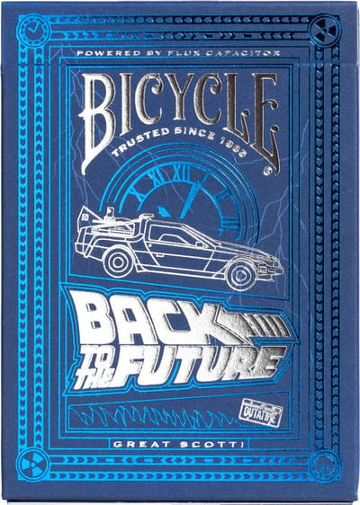 Bicycle Back to the Future - Speelkaarten - Premium - Poker - Doc Brown - Marty McFly - Delorean - Ultimates - Collectible