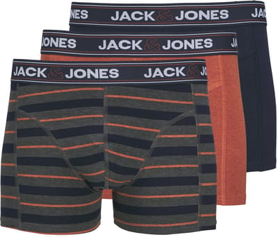 JACK&JONES - JACJOHN TRUNKS 3 PACK SN - Heren - Onderbroeken