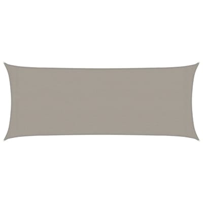 vidaXL - Zonnezeil - 160 - g/m² - rechthoekig - 2x5 - m - HDPE - lichtgrijs