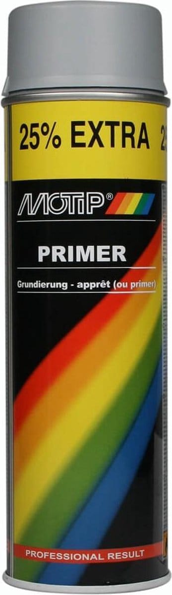 Spuitbus Motip 500ml Primer Grijs