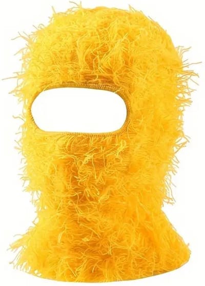 Livano Winter Masker - Balaclava - Ski Mask - Ski Masker - Bivakmuts - Full Face Mask - Geel