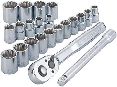 Set Steek-Ringsleutels voor Mechanica en Werkplaats