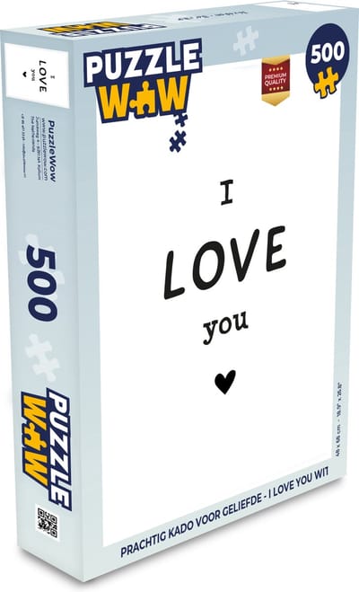Puzzel Liefde - Quotes - Spreuken - I love you - Mannen - Vrouwen - Legpuzzel - Puzzel 500 stukjes