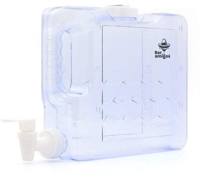 Dailygoods- Waterdispenser 3 Liter - Waterdispenser met Kraantje - Koud Water - PETG Kunststof - Handgreep - Voor Koelkast - Waterkan