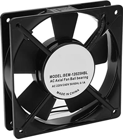 Stille 220 240V Axiale Ventilator voor Kast of Werkstation met Dubbele Kogelvoering