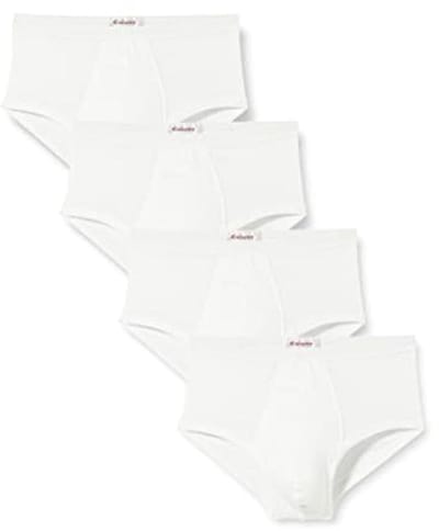 Heren Ondergoed Hoogwaardige Katoen 4-Pack – Comfortabele Open Slips met Hoge Taille
