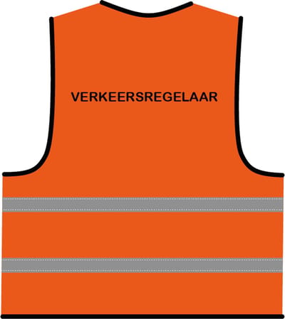 Verkeersregelaar hesje oranje