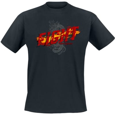 Mortal Kombat - Gaming T-shirt - Fight! - S tot XXL - voor Mannen - zwart