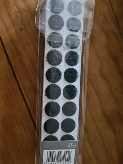 Crelando Klittenband zelfklevend 70 paar 16mm zwart