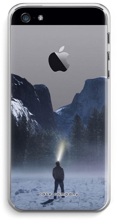 Case Company® - Hoesje geschikt voor iPhone 5 / 5S / SE (2016) hoesje - Wanderlust - Soft Cover Telefoonhoesje - Bescherming aan alle Kanten en Schermrand