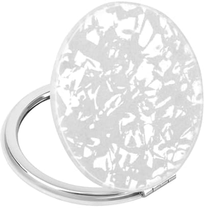 Draagbare make-up spiegel voor meisjes en vrouwen, compact en opvouwbaar met 1X & 2X vergroting
