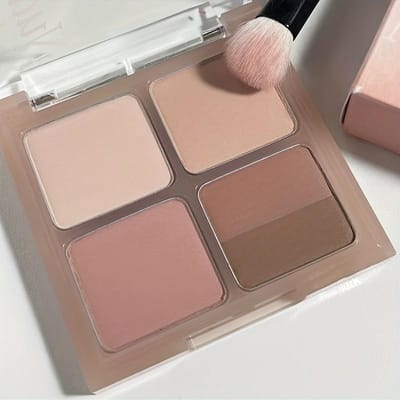 5-kleuren matte oogschaduwpalet Langdurige bruine nude roze kleurtoon Dagelijks woon-werkverkeer Gemakkelijk aan te brengen oogschaduw Make-up Oogschaduw voor vrouwen