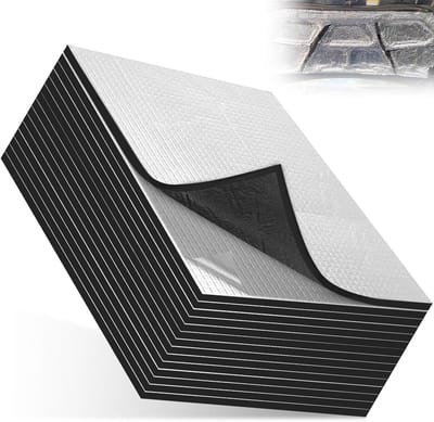 Geluiddempende Matten Set van 15 Stuks - 25 x 18 cm, Brandwerend, Waterdicht en Vochtbestendig voor Deuren en Koffers