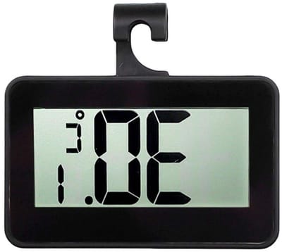 Digitale Koelkast Vriezer Thermometer met Precisiescherm, Verstelbare Stand en Magnetische Bevestiging, Vorstalarm en Waterdicht Ontwerp