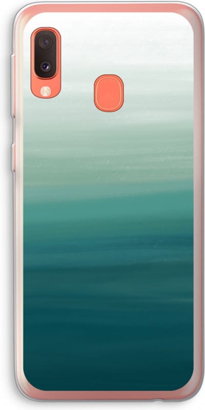 Case Company® - Hoesje geschikt voor Samsung Galaxy A20e hoesje - Ocean - Soft Cover Telefoonhoesje - Bescherming aan alle Kanten en Schermrand
