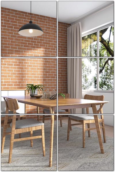 Wandspiegel Tegels - Zelfklevend Glas - Interieur Decoratie - Randloos Ontwerp - 6 Stuks 15cm - Zilver