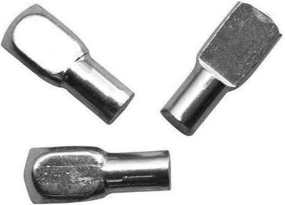 Qlinq Kastplankdrager Lepelvormig - Vernikkeld - 7 mm - 16 Stuks