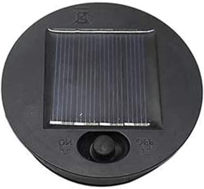 Solar Vervanging Top - Zonnepaneel Lamp - Buitenverlichting - Automatisch Aan/Uit - 8cm Diameter - Warm Wit