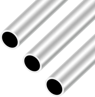 Dailygoods- Aluminium Buis 22mm OD - 18mm ID - 300mm Lengte - 3 Stuks - Naadloos - Corrosiebestendig - Duurzaam - Aluminium Buizen