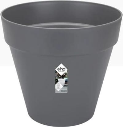 Elho Loft Urban Rond 50 - Bloempot voor Buiten - Ø 48.5 x H 44.5 cm - Antraciet