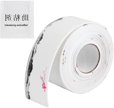Waterdichte Zelfklevende Afdichtingstape voor Badkamer en Keuken - Schimmelbestendige PVC Acryl Stickerstrip - Mooie Naadstickers voor Muurschilderingen - Kitstrip WC en Keukenfornuis