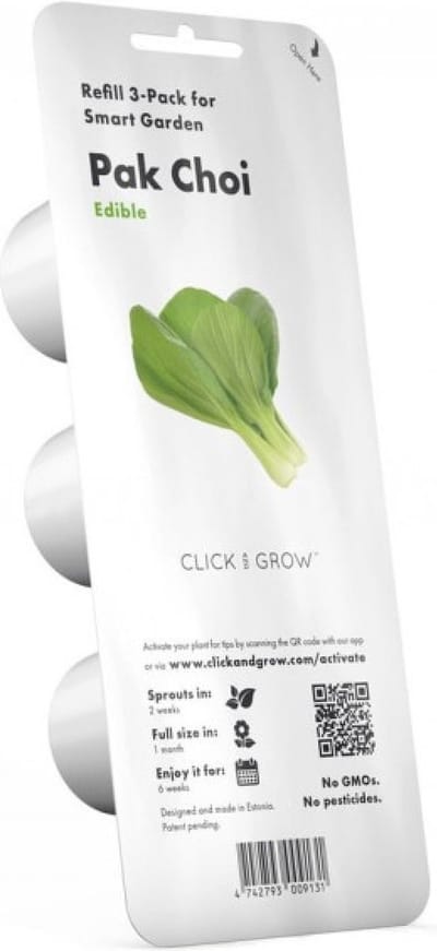 Click & Grow Slimme Tuin Navulling 3-pack - Pak choi